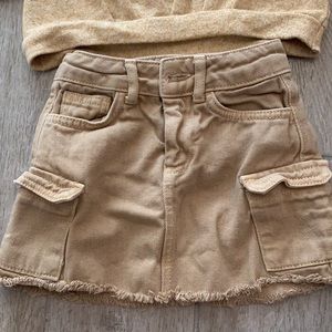 Zara cargo style skirt